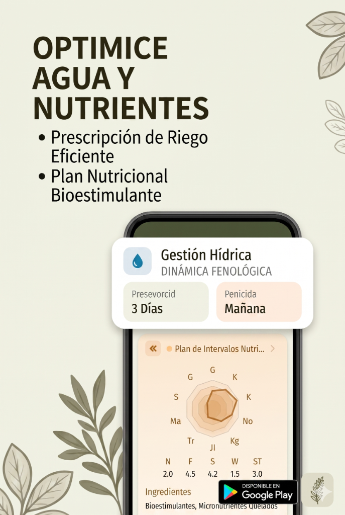 Optimice Agua y Nutrientes